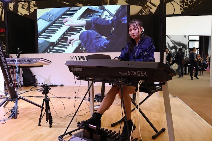 狗万盛大亮相Music China 2018，呈现世界级乐器展体验